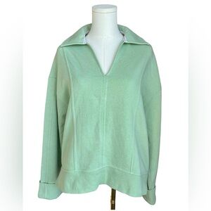 Anthropologie Pilcro Mint Green Crewneck Sweatshirt